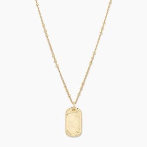 Gorjana Griffin Dog Tag Necklce
